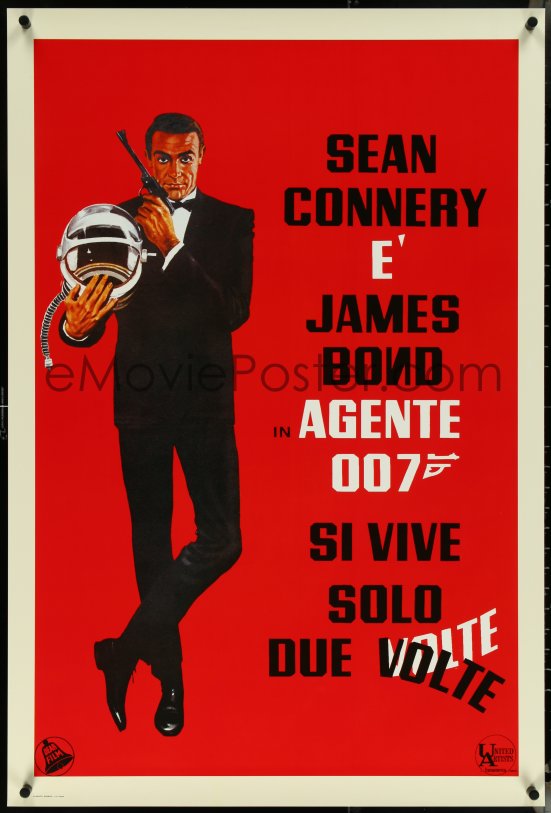 eMoviePoster.com: 5s0210 YOU ONLY LIVE TWICE 27x39 Italian commercial ...