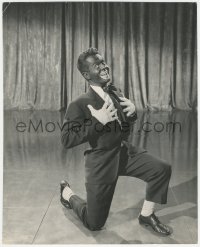 5t0364 JOLSON STORY deluxe 10.75x13.5 still 1946 Larry Parks in blackface on one knee by Van Pelt!