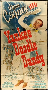 5t0460 YANKEE DOODLE DANDY 3sh 1942 James Cagney classic biography of George M. Cohan, ultra rare!