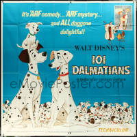 5t0422 ONE HUNDRED & ONE DALMATIANS 6sh R1969 most classic Walt Disney canine family cartoon!