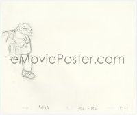 5t0310 SIMPSONS animation art 2000s cartoon pencil drawing of Barney Gumble holding a beer!