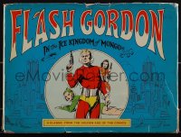 5t0374 FLASH GORDON hardcover 9x12 book 1967 In the Ice Kingdom of Mongo, Alex Raymond comic art!