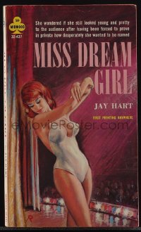 5t1295 MISS DREAM GIRL paperback book 1965 she still looked young & pretty, cover art by Paul Rader!