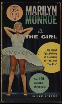 5t1301 SEVEN YEAR ITCH paperback book 1955 over exclusive 100 photos of Marilyn Monroe as The Girl!