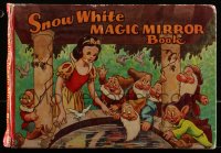 5t0375 SNOW WHITE & THE SEVEN DWARFS English hardcover book 1939 Magic Mirror Book w/ 3-D glasses!