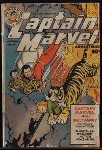 5t0206 CAPTAIN MARVEL #90 comic book November 1948 Mr. Tawny, art by C.C. Beck, Al Liederman & more!