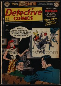 5t0270 DETECTIVE COMICS #155 comic book 1950 Batman cover by Win Mortimer, art by Bob Kane & more!