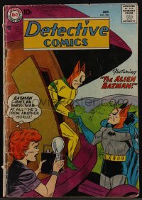 5t0272 DETECTIVE COMICS #251 comic book 1958 Batman is really an alien from another world!