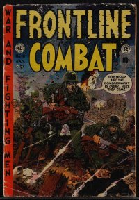 5t0187 FRONTLINE COMBAT #15 comic book Jan 1954 art by Wally Wood, Kurtzman, Davis, Severin, Evans