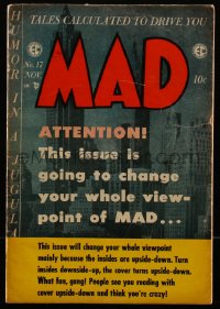 5t0171 MAD #17 comic book November 1954 Bill Elder, Wally Wood, Jack Davis, Wolverton, Krigstein