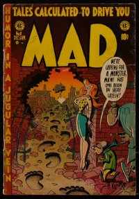 5t0164 MAD #8 comic book December 1953 cover by Harvey Kurtzman, Jack Davis, Bill Elder, Wally Wood