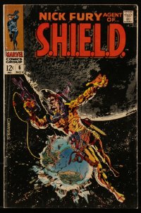 5t0252 NICK FURY #6 comic book November 1968 Agent of S.H.I.E.L.D., great cover art by Jim Steranko!