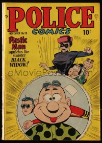 5t0223 POLICE COMICS #96 comic book November 1949 Plastic Man by Jack Cole, Spirit by Will Eisner!