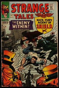 5t0263 STRANGE TALES #147 comic book August 1966 Jack Kirby, Stan Lee, Jack Kirby, Nick Fury!