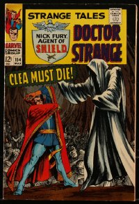 5t0259 STRANGE TALES #154 comic book 1967 art by Marie Severin, Jim Steranko, Nick Fury, Dr. Strange