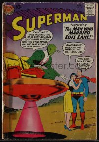 5t0275 SUPERMAN #136 comic book April 1960 art by Curt Swan & Stan Kaye, Man Who Married Lois Lane!