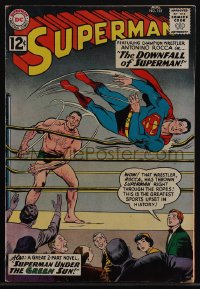 5t0285 SUPERMAN #155 comic book Aug 1962 art by Curt Swan & John Forte, real wrestler Antonio Rocca!