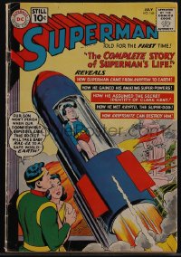 5t0280 SUPERMAN #146 comic book 1961 art by Curt Swan & Sheldon Moldoff, Story of Superman's Life!