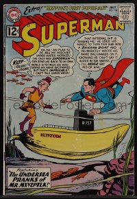 5t0284 SUPERMAN #154 comic book 1962 art by Curt Swan & George Klein, Undersea Pranks of Mr. Mxyzptlk