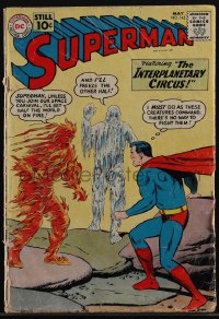 5t0279 SUPERMAN #145 comic book May 1961 art by Curt Swan & Stan Kaye, The Interplanetary Circus!