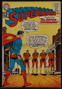 5t0283 SUPERMAN #153 comic book May 1962 art by Curt Swan & George Klein, The Super-Showdown!