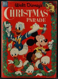 5t0238 WALT DISNEY'S CHRISTMAS PARADE #5 comic book 1953 Mickey Mouse, Donald Duck & his nephews!