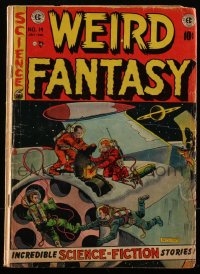 5t0156 WEIRD FANTASY #14 comic book July 1952 art by Al Feldstein, Wood, Orlando, Kamen, Frazetta!