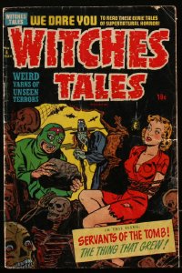 5t0192 WITCHES TALES #6 comic book November 1951 Lee Elias and Bob Powell art, pre-Code horror!