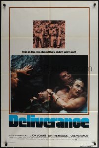 5t0891 DELIVERANCE 1sh 1972 Jon Voight, Burt Reynolds, Ned Beatty, John Boorman classic!