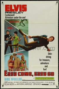 5t0910 EASY COME EASY GO 1sh 1967 scuba diver Elvis Presley looking for adventure & fun!