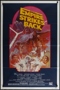 5t0912 EMPIRE STRIKES BACK NSS style 1sh R1982 George Lucas sci-fi classic, cool artwork by Tom Jung!