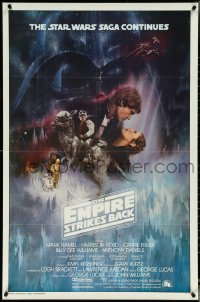 5t0914 EMPIRE STRIKES BACK int'l 1sh 1980 classic Gone With The Wind style art by Roger Kastel!