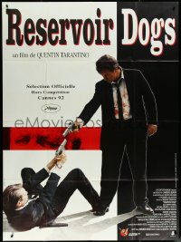 5t0148 RESERVOIR DOGS French 1p 1992 Tarantino, different image of Harvey Keitel & Steve Buscemi!