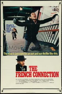 5t0940 FRENCH CONNECTION int'l 1sh 1971 Gene Hackman, William Friedkin, different image!