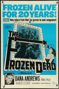 5t0946 FROZEN DEAD 1sh 1967 Dana Andrews, Anna Palk, frozen alive for 20 years!