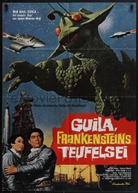 5t0505 X FROM OUTER SPACE German 1972 Kazui Nihonmatsu's Uchu daikaiji Girara, Japanese sci-fi!