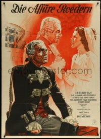 5t0486 DIE AFFARE RODERN German 34x49 1944 Paul Hartmann, Annelies Reinhold, forbidden movie!