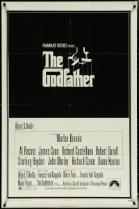 5t0955 GODFATHER 1sh 1972 Brando, Pacino, Francis Ford Coppola crime classic, S. Neil Fujita art!