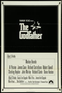 5t0954 GODFATHER int'l 1sh 1972 Brando, Francis Ford Coppola crime classic, S. Neil Fujita art!