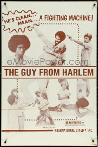 5t0973 GUY FROM HARLEM 1sh 1977 Loye Hawkins is a clean, mean, a fighting machine!