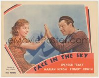 5t0640 FACE IN THE SKY LC 1933 great portrait of Marian Nixon & Stu Erwin playing pattycake, rare!