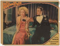 5t0643 FAST & LOOSE LC 1930 Charles Starrett in tuxedo by Miriam Hopkins with phone on bed, rare!