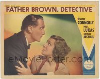 5t0644 FATHER BROWN, DETECTIVE LC 1935 best c/u of Paul Lukas & Gertrude Michael holding each other!