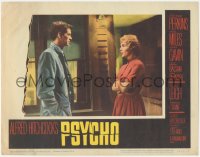 5t0679 PSYCHO LC #6 1960 Alfred Hitchcock, great 2-shot of Anthony Perkins and Janet Leigh!