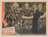 5t0684 SABOTEUR LC 1942 Alfred Hitchcock, Otto Kruger stands on balcony above fancy party!