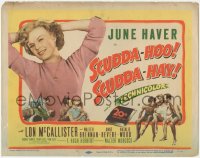 5t0598 SCUDDA HOO SCUDDA HAY TC 1948 three great images of sexy June Haver flirting with boys!