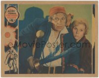 5t0699 TREASURE ISLAND LC 1934 great c/u of Wallace Beery as Long John Silver & Jackie Cooper, rare!