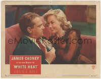 5t0710 WHITE HEAT LC #4 1949 close up of sexy Virginia Mayo cozying up to suspicious James Cagney!