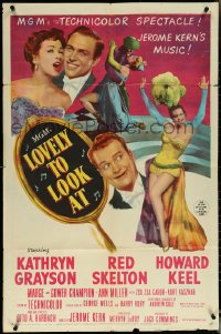 5t1040 LOVELY TO LOOK AT 1sh 1952 sexy full-length Ann Miller, Skelton, Keel, Kathryn Grayson!