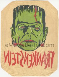 5t0330 FRANKENSTEIN 9x12 iron-on transfer 1970s put this cool monster art on your clothes, rare!